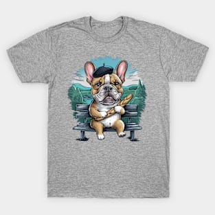 Oui, baguette - French French Bulldog T-Shirt